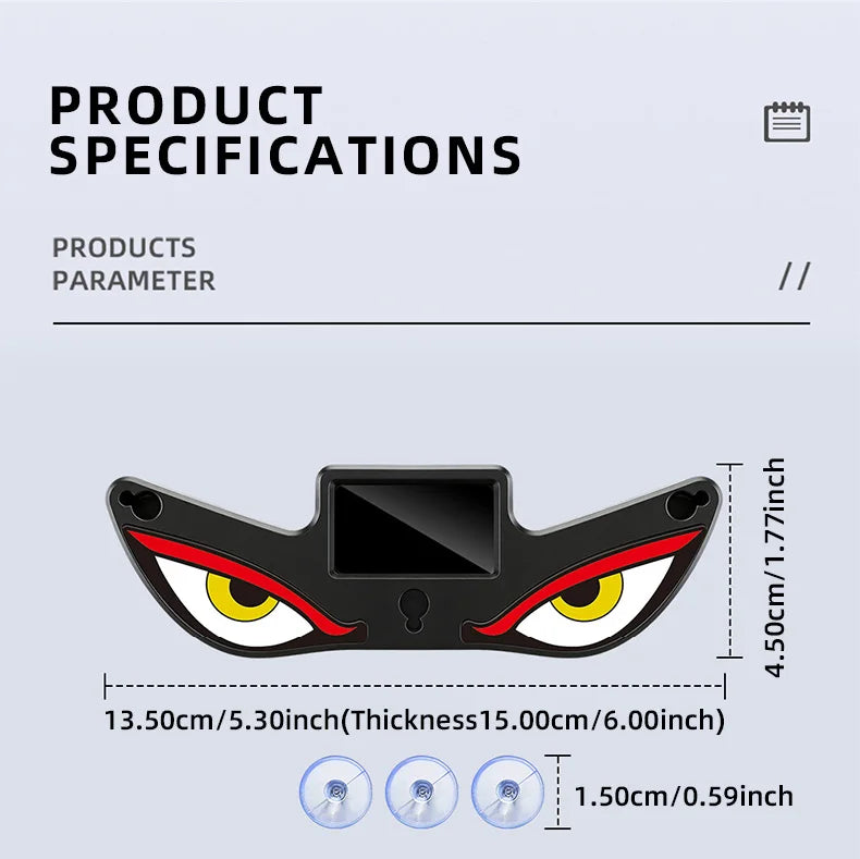 Solar-Powered Neon Eye Light