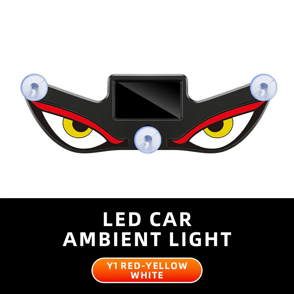 Solar-Powered Neon Eye Light