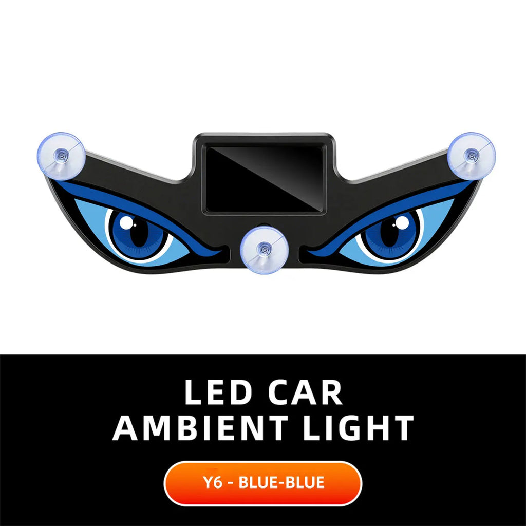 Solar-Powered Neon Eye Light