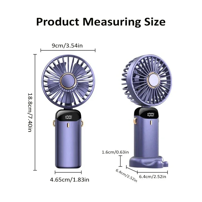 USB Rechargeable Mini Handheld Fan