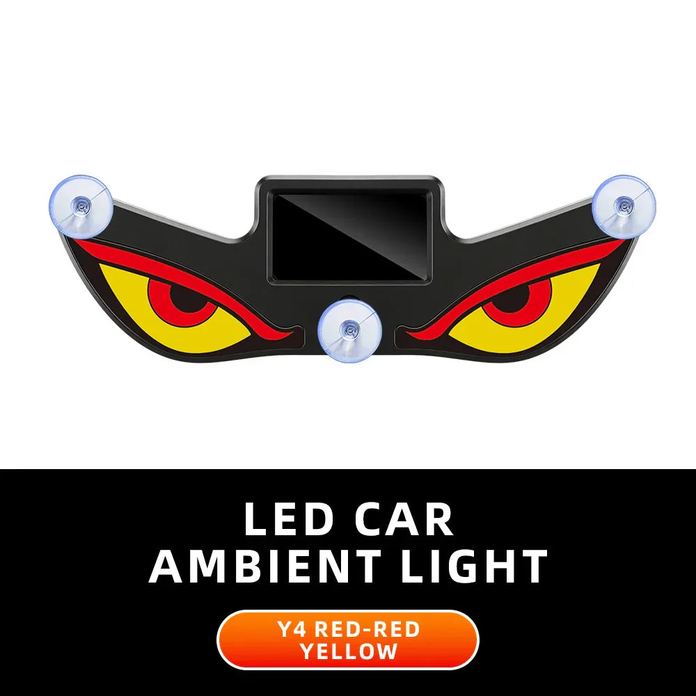 Solar-Powered Neon Eye Light