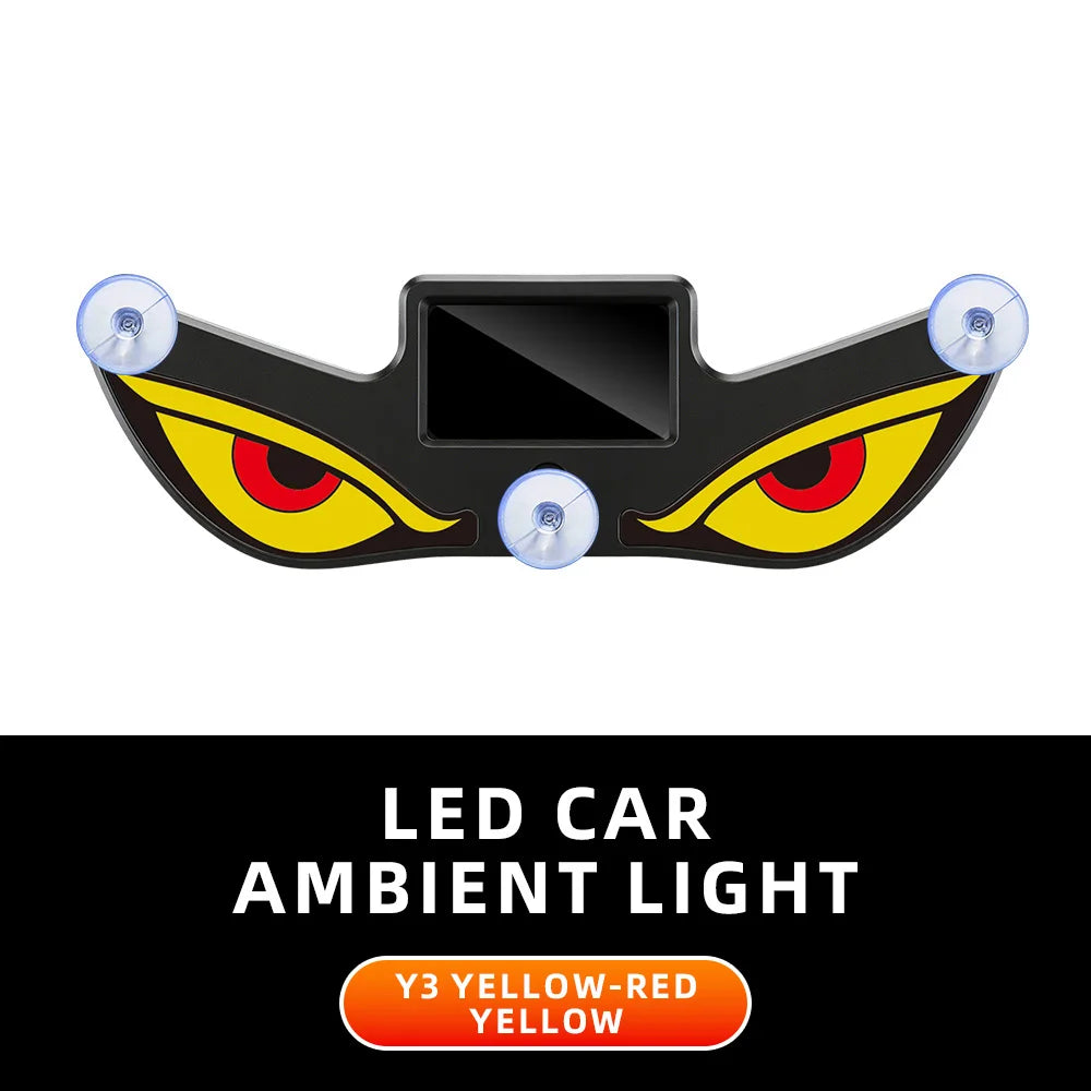 Solar-Powered Neon Eye Light
