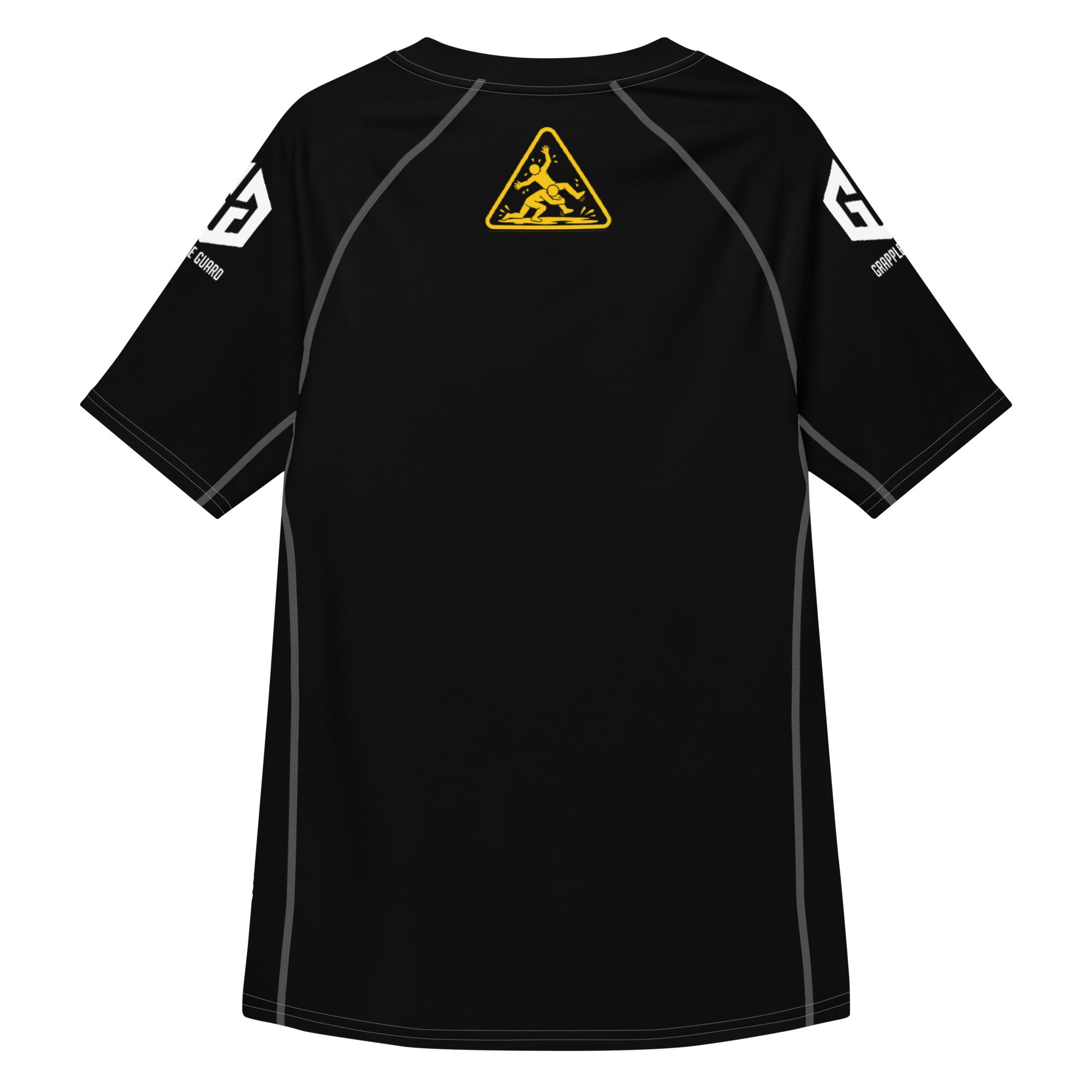 Black Slippery When Wet Rash Guard