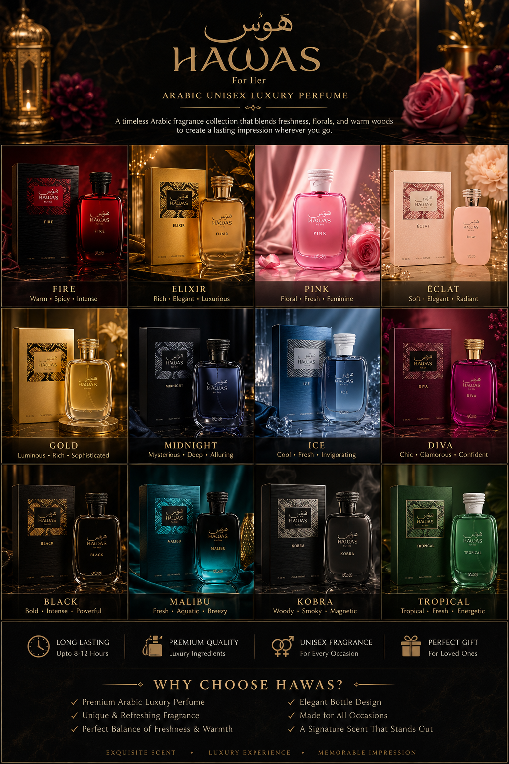 Arabic Luxury Unisex Perfume